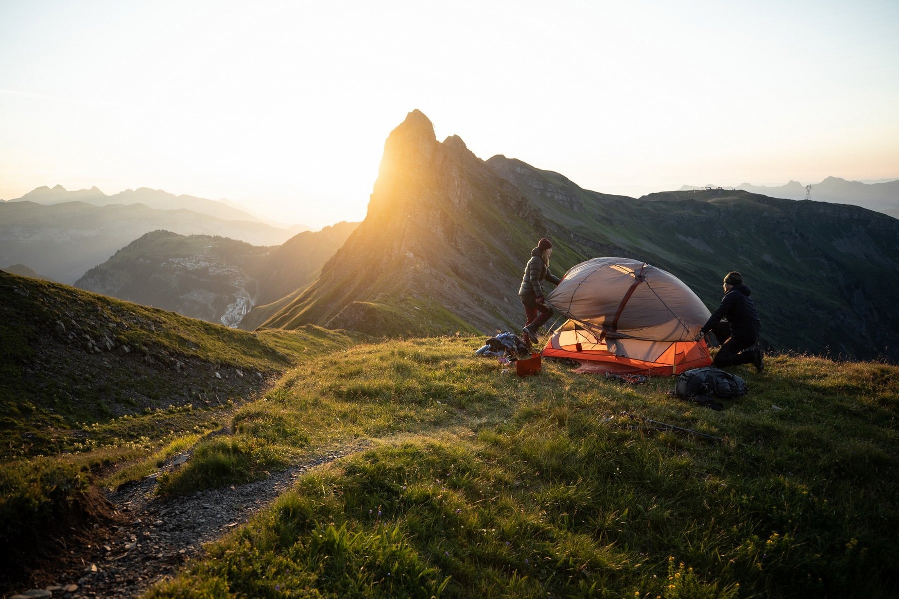 Wandern in der Natur